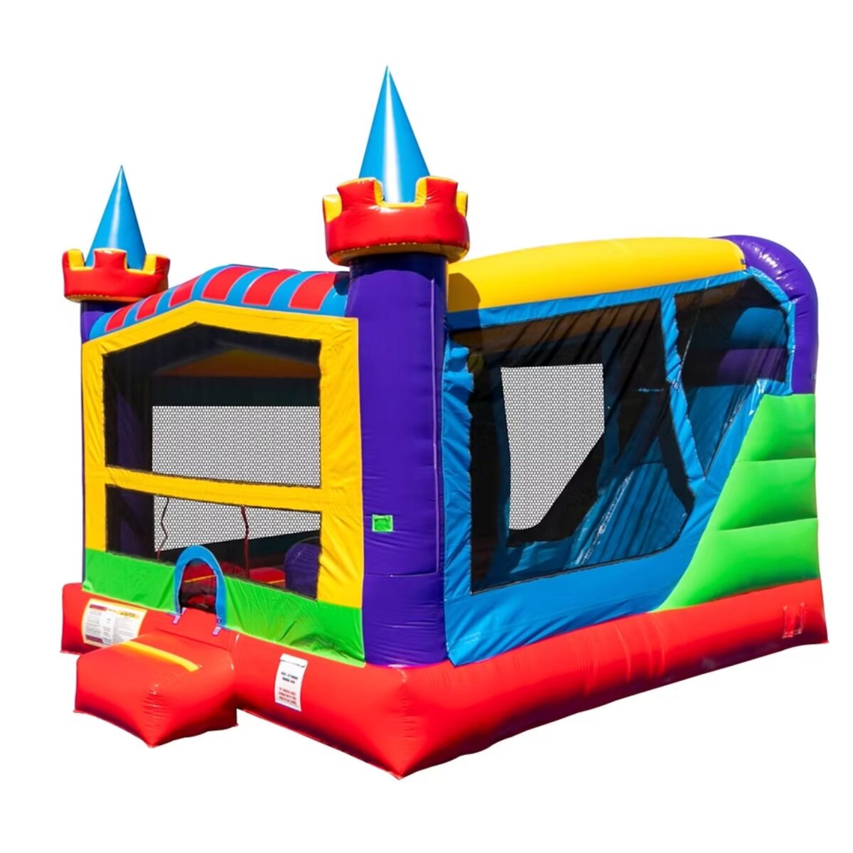 Wacky Module Combo bouncy castle with slide